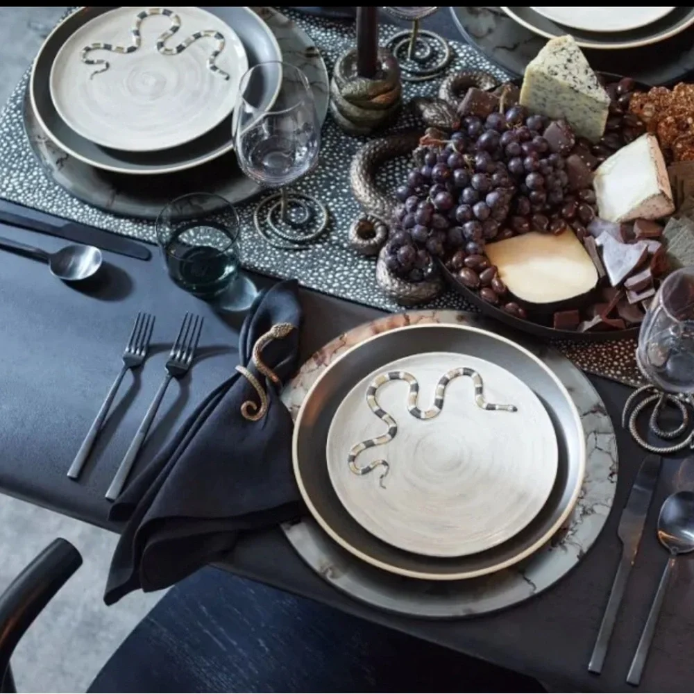West Elm Glass Mercur Charger